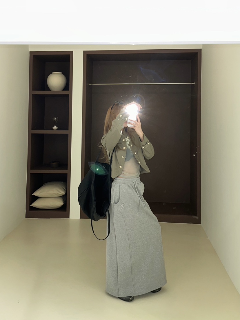 ZEROZERO韓國直郵實拍女裝新品熱賣時尚職業26春夏長裙鏤空ZEROZERO長裙圖色4