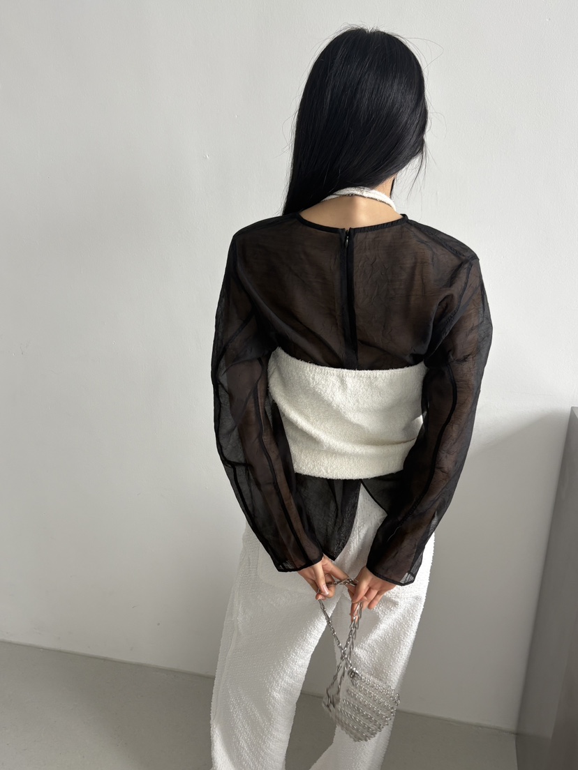 TORRE韓國東大門直郵女士新款職業休閑熱賣推薦襯衫蕾絲衫TORRE襯衫/蕾絲衫