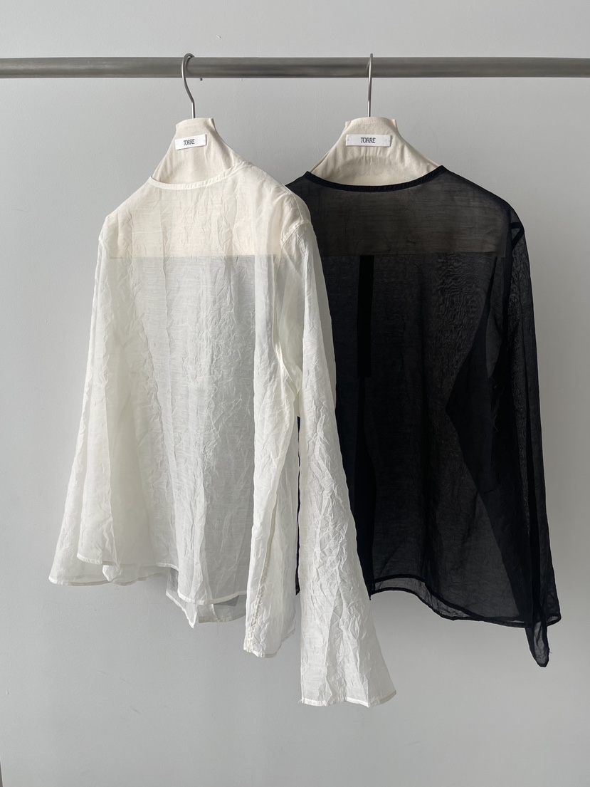 TORRE韓國東大門直郵女士新款職業休閑熱賣推薦襯衫蕾絲衫TORRE襯衫/蕾絲衫圖色2左二色