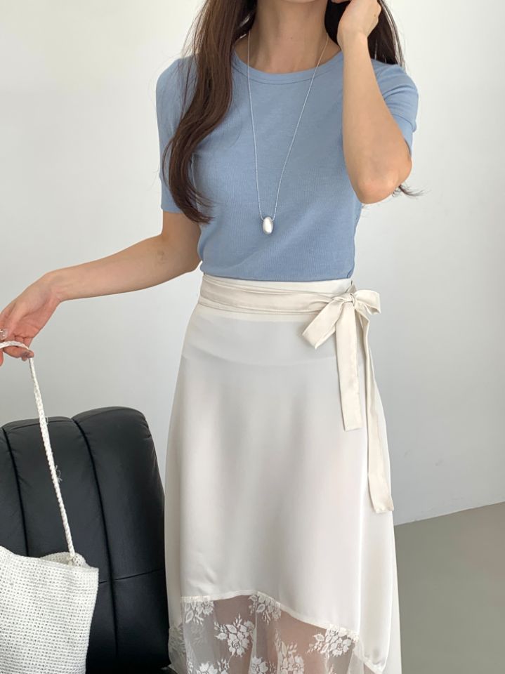 BABY SALON韓國代購女裝新款推薦職業26春夏熱賣時尚T恤BABY SALONT恤圖色2