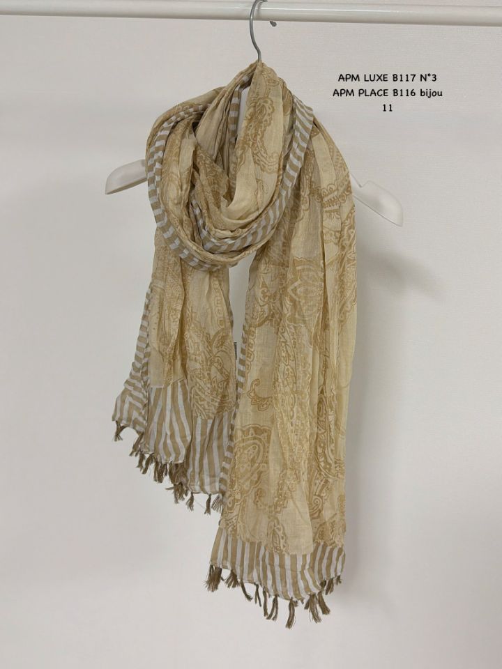 N3韓國直郵女士新款26春夏推薦熱賣休閑圍巾披肩流蘇褶裥N3圍巾/披肩圖色1