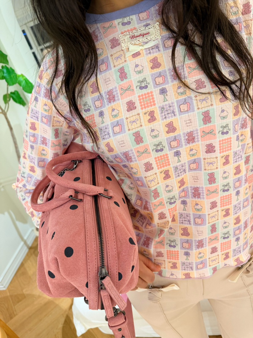 BOUTIQUE-L韓國代購女裝新款人氣熱賣26春夏時尚長袖T恤BOUTIQUE-L長袖T恤