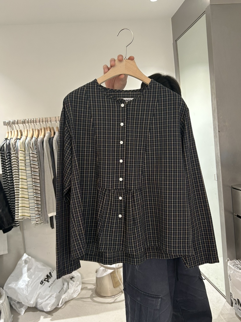 PEPPER-L韓國直郵實拍女士新款休閑26春夏職業襯衫蕾絲衫PEPPER襯衫/蕾絲衫圖色2