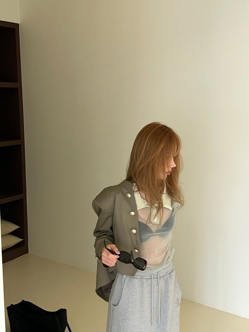 ZEROZERO韓國直郵女裝新品休閑職業熱賣人氣時尚推薦T恤透視ZEROZEROT恤