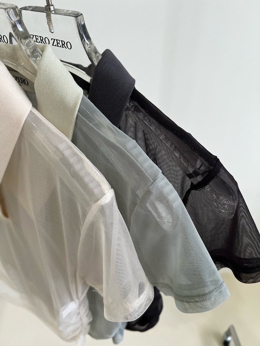 ZEROZERO韓國直郵女裝新品休閑職業熱賣人氣時尚推薦T恤透視ZEROZEROT恤