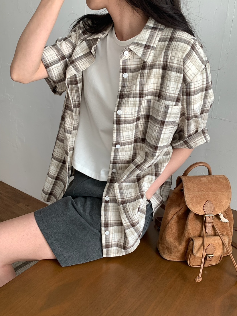 BLEECKER韓國代購女士新款時尚推薦職業26春夏襯衫蕾絲衫BLEECKER襯衫/蕾絲衫