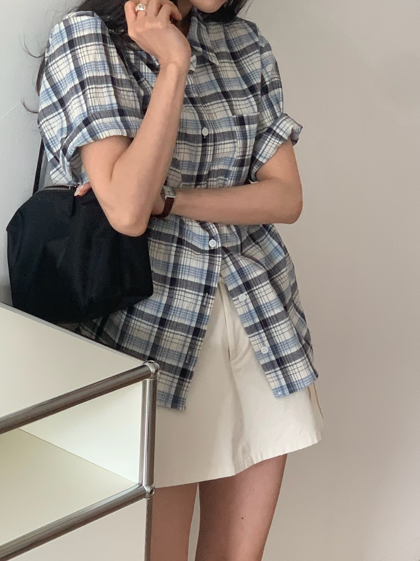 BLEECKER韓國代購女士新款時尚推薦職業26春夏襯衫蕾絲衫BLEECKER襯衫/蕾絲衫