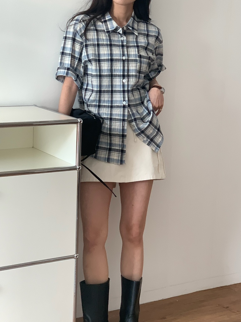 BLEECKER韓國代購女士新款時尚推薦職業26春夏襯衫蕾絲衫BLEECKER襯衫/蕾絲衫