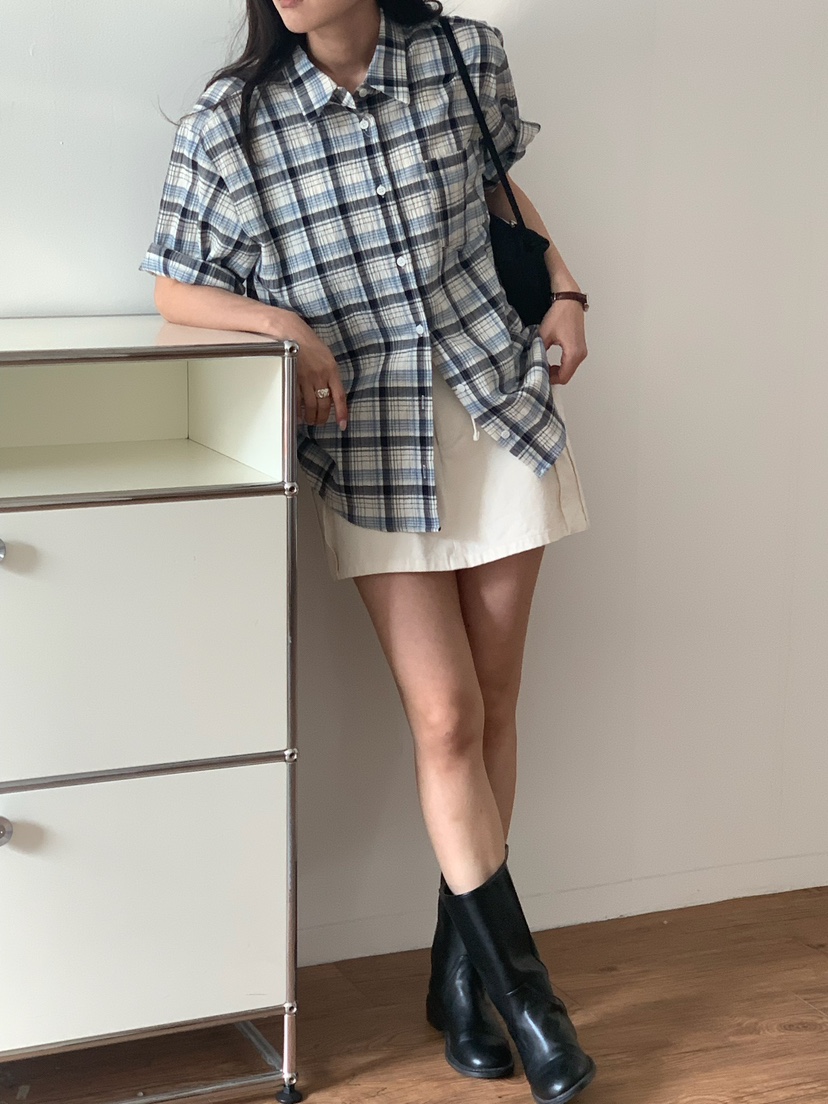 BLEECKER韓國代購女士新款時尚推薦職業26春夏襯衫蕾絲衫BLEECKER襯衫/蕾絲衫