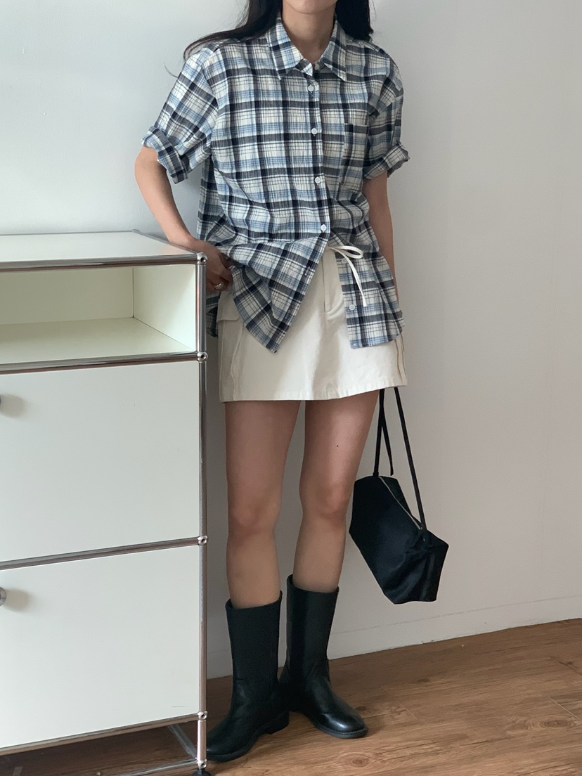 BLEECKER韓國代購女士新款時尚推薦職業26春夏襯衫蕾絲衫BLEECKER襯衫/蕾絲衫