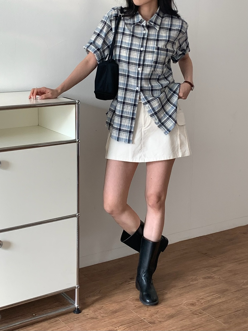 BLEECKER韓國代購女士新款時尚推薦職業26春夏襯衫蕾絲衫BLEECKER襯衫/蕾絲衫