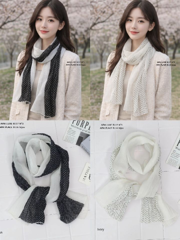 N3韓國直郵實拍女士新品人氣推薦26春夏時尚圍巾披肩圍巾N3圍巾/披肩