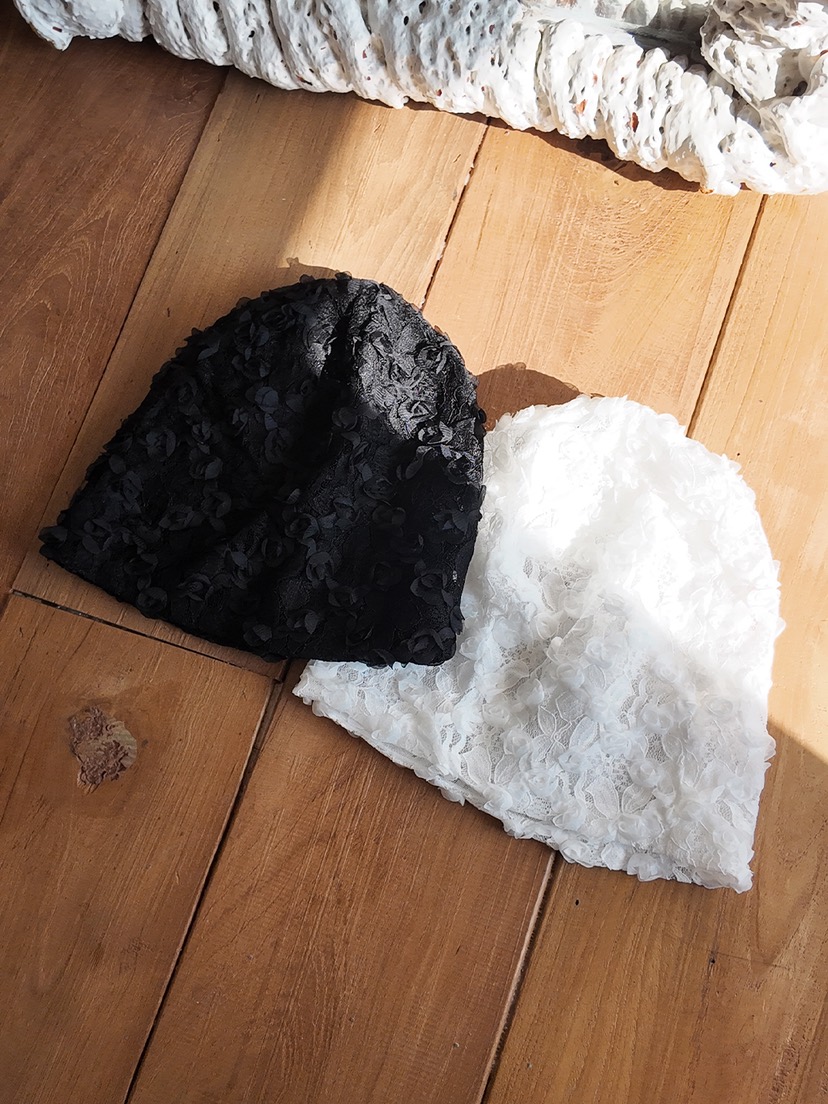 NICEALICE韓國東大門直郵女士新款人氣職業休閑帽子花朵蕾絲NICEALICE帽子