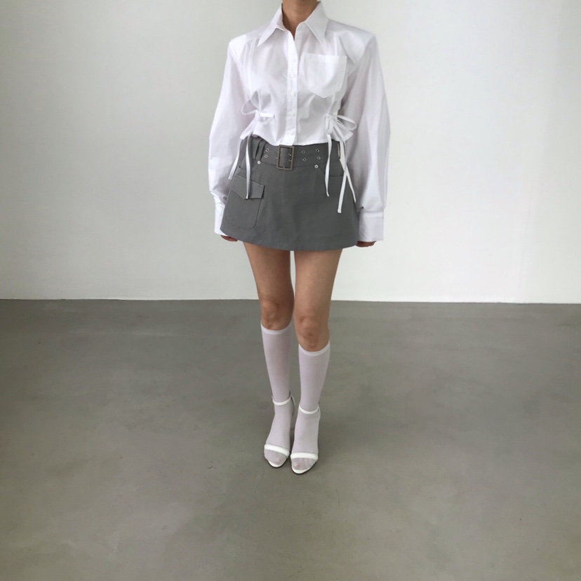 2TWO MOON韓國代購女士新品推薦熱賣時尚襯衫蕾絲衫短款2TWO MOON襯衫/蕾絲衫