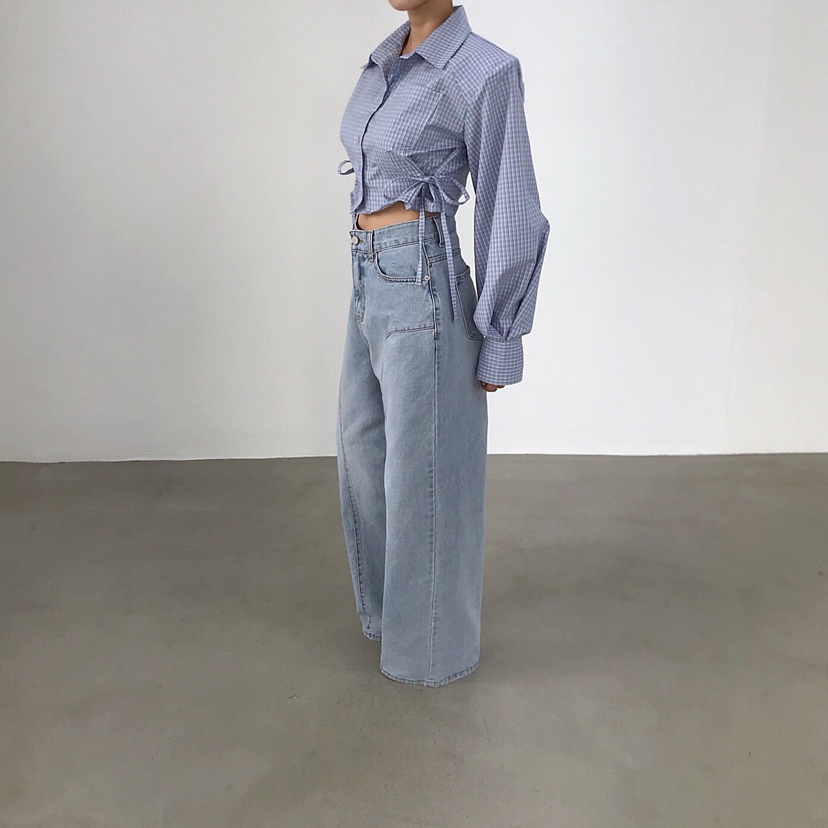 2TWO MOON韓國代購女士新品推薦熱賣時尚襯衫蕾絲衫短款2TWO MOON襯衫/蕾絲衫