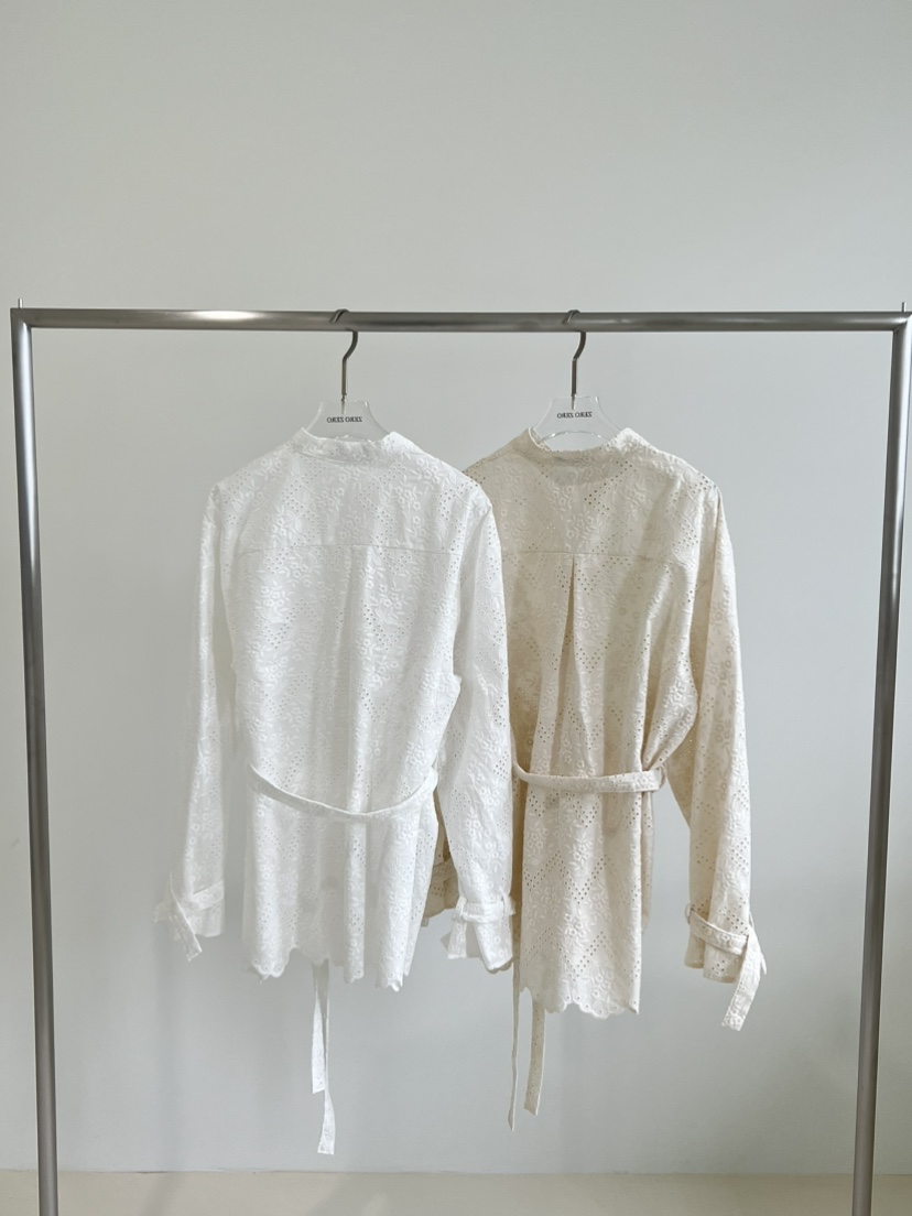 ZEROZERO韓國東大門代購女裝新款休閑熱賣襯衫蕾絲衫腰帶ZEROZERO襯衫/蕾絲衫