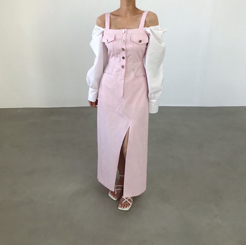 2TWO MOON韓國代購女裝新款26春夏時尚職業休閑人氣連衣裙2TWO MOON連衣裙