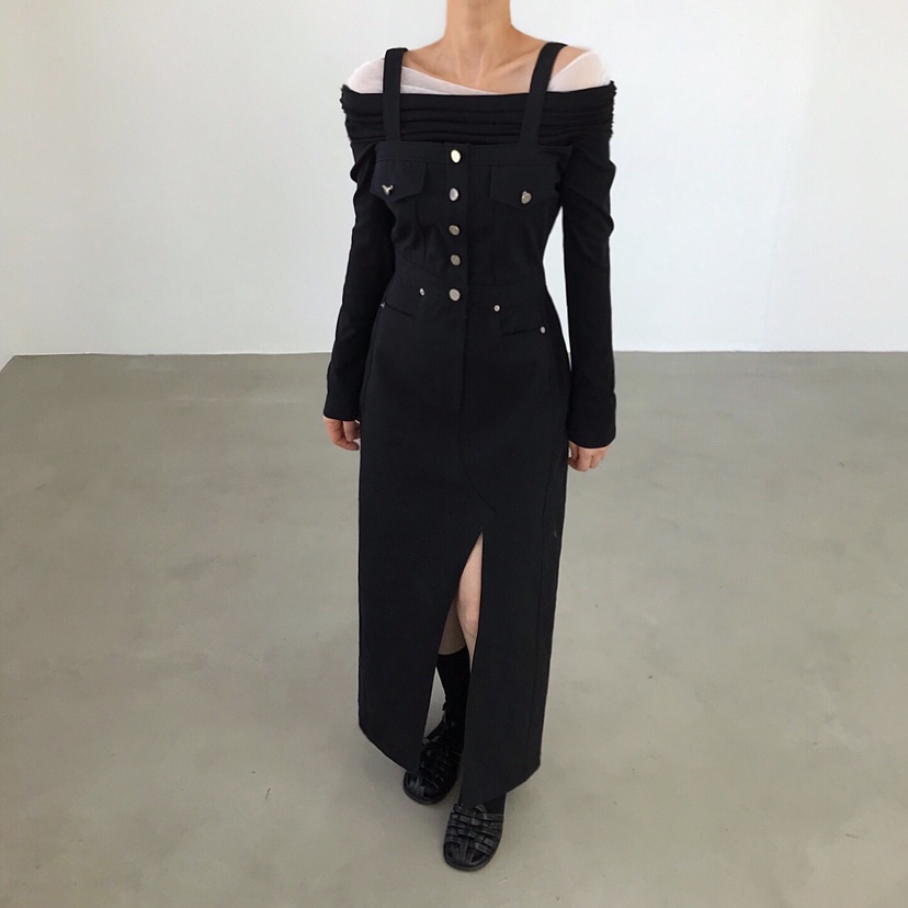 2TWO MOON韓國代購女裝新款26春夏時尚職業休閑人氣連衣裙2TWO MOON連衣裙