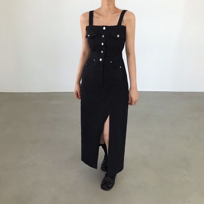 2TWO MOON韓國代購女裝新款26春夏時尚職業休閑人氣連衣裙2TWO MOON連衣裙圖色1