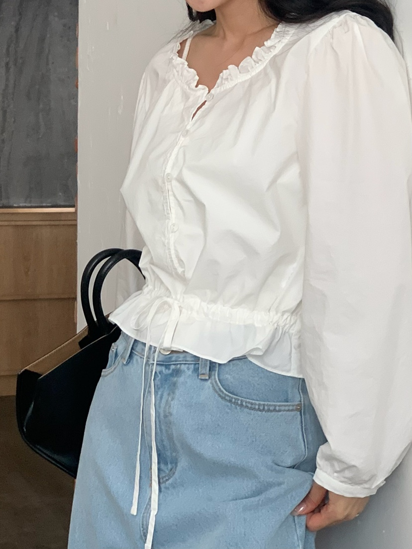 BLEECKER韓國東大門直郵女士新款休閑時尚熱賣襯衫蕾絲衫BLEECKER襯衫/蕾絲衫