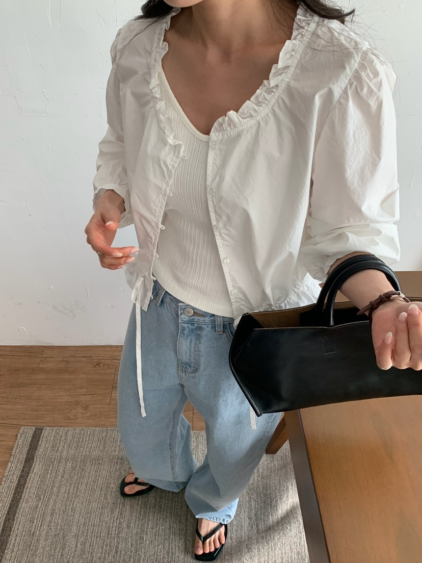 BLEECKER韓國東大門直郵女士新款休閑時尚熱賣襯衫蕾絲衫BLEECKER襯衫/蕾絲衫