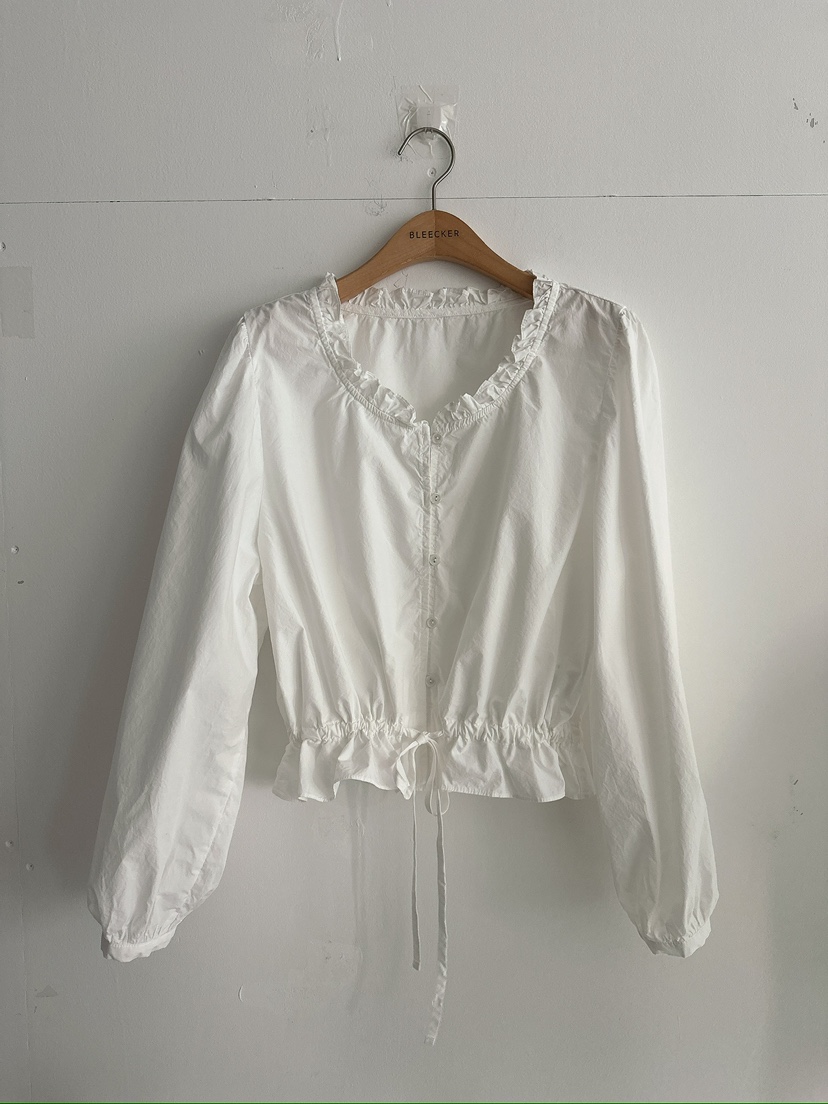 BLEECKER韓國東大門直郵女士新款休閑時尚熱賣襯衫蕾絲衫BLEECKER襯衫/蕾絲衫圖色1