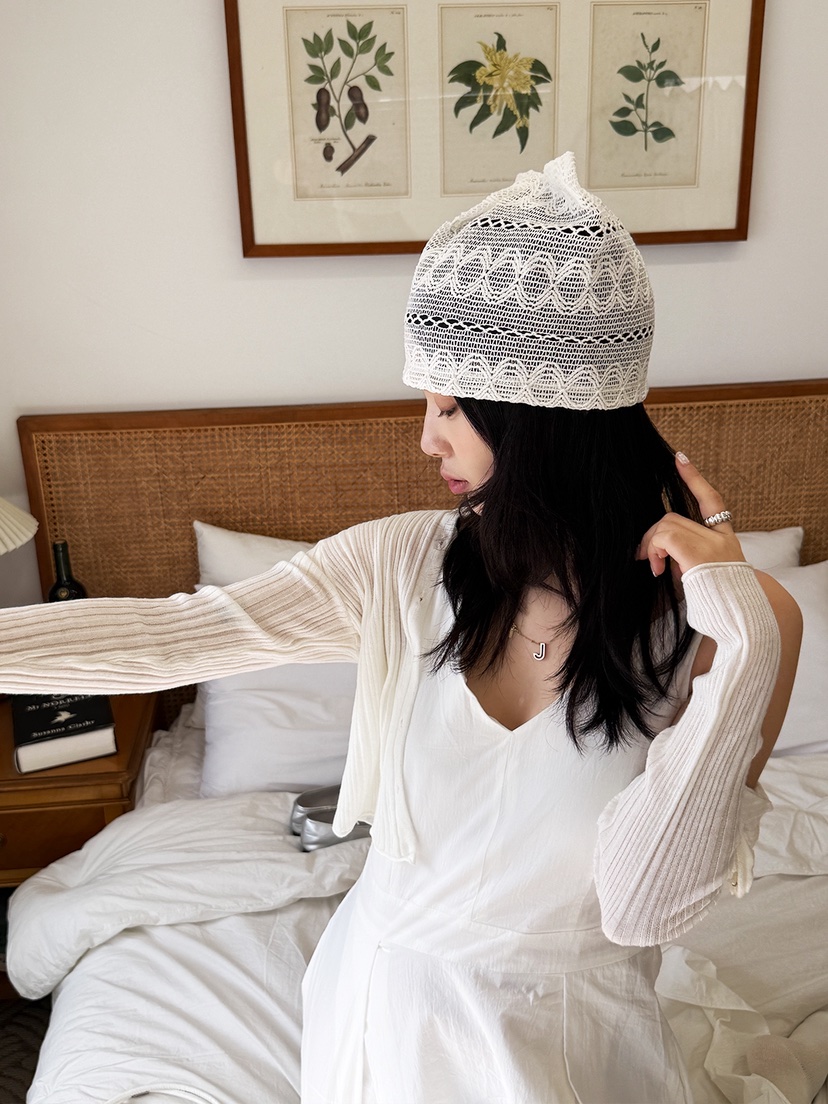 NICEALICE韓國直郵實拍女士新品人氣熱賣休閑時尚帽子蕾絲NICEALICE帽子