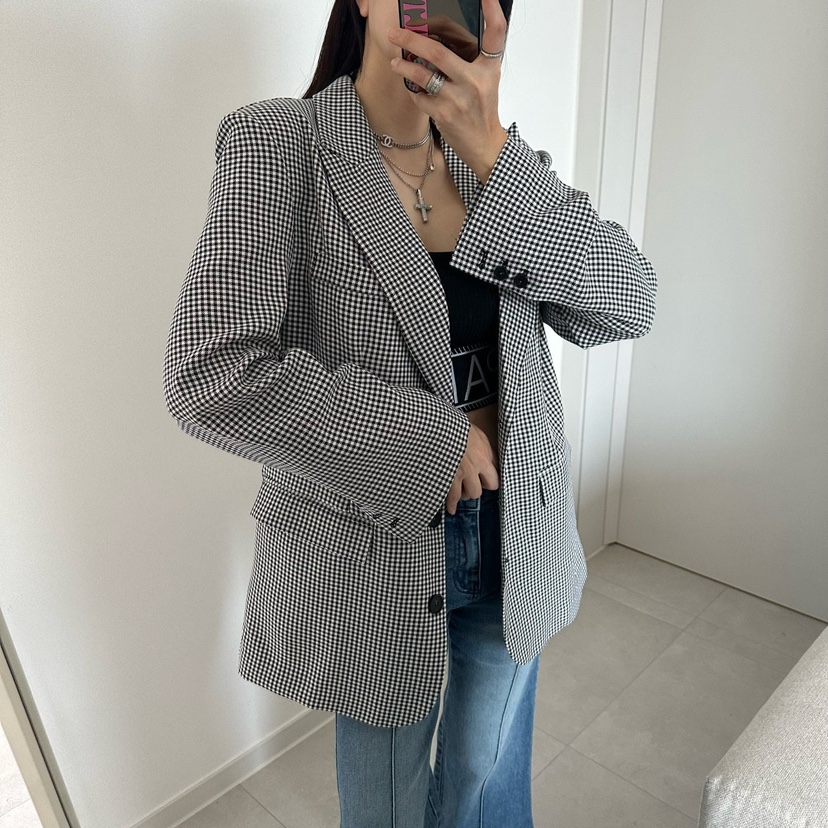 SOUIT韓國東大門直郵女裝新品休閑職業推薦時尚26春夏夾克SOUIT by mabel-L夾克圖色2