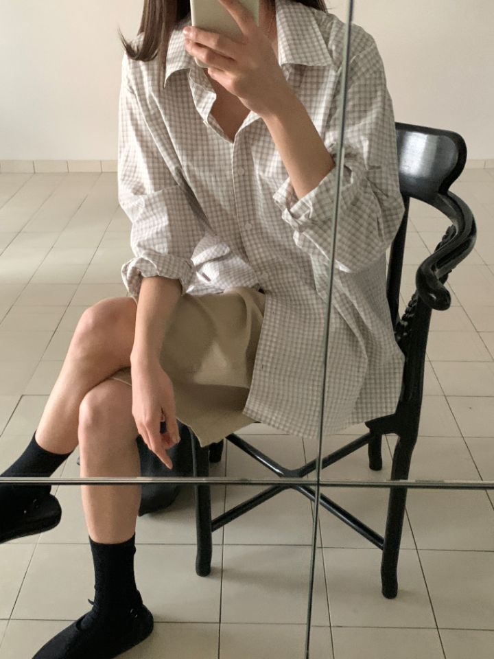 BABY SALON韓國代購女士新款職業熱賣襯衫蕾絲衫不含內搭BABY SALON襯衫/蕾絲衫