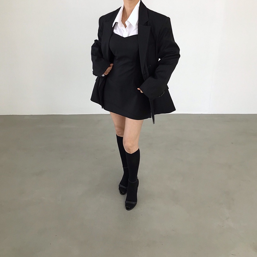 2TWO MOON韓國直郵實拍女裝新品熱賣時尚休閑推薦職業夾克2TWO MOON夾克