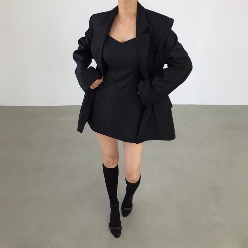 2TWO MOON韓國直郵實拍女裝新品熱賣時尚休閑推薦職業夾克2TWO MOON夾克