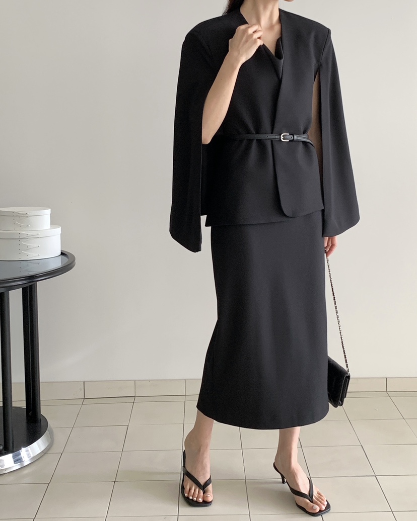 VERNI韓國直郵實拍女裝新品時尚夾克不含腰帶不含內搭披肩VERNI夾克