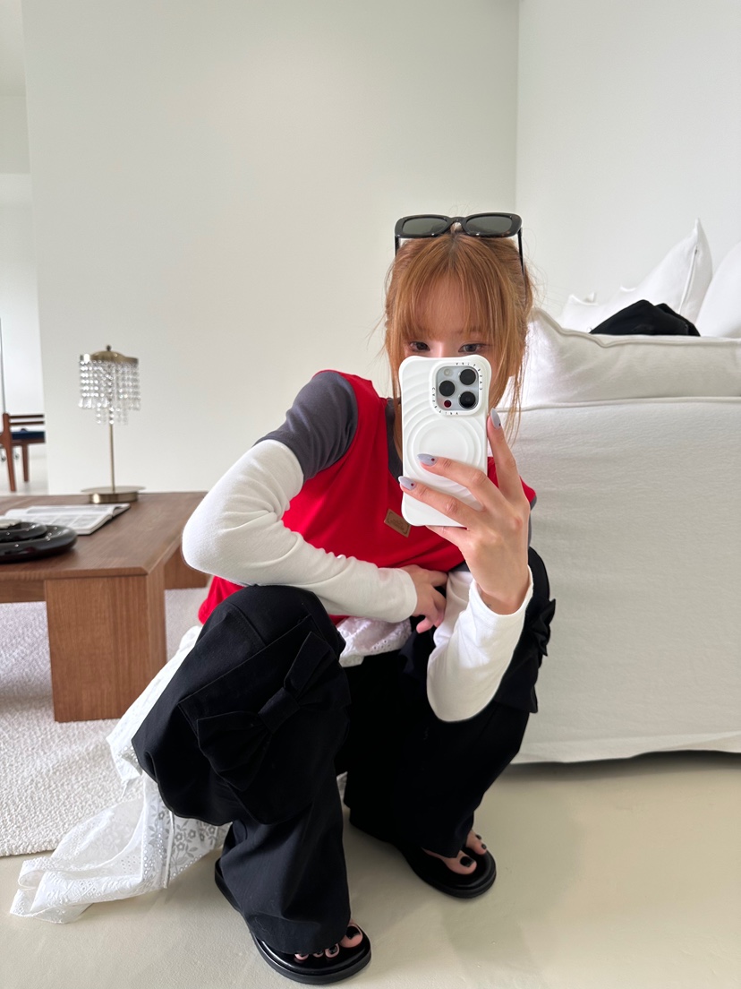 ZEROZERO韓國直郵實拍女裝新款人氣推薦職業長袖T恤假兩件ZEROZERO長袖T恤