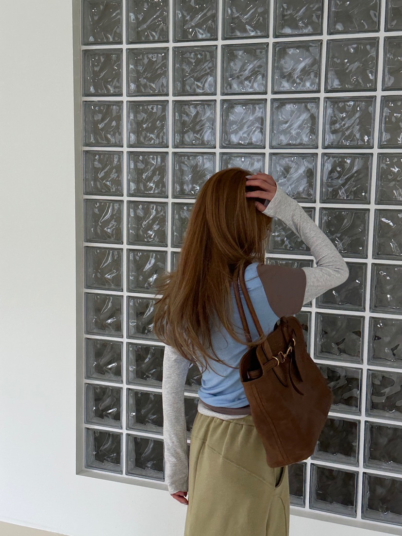 ZEROZERO韓國直郵實拍女裝新款人氣推薦職業長袖T恤假兩件ZEROZERO長袖T恤