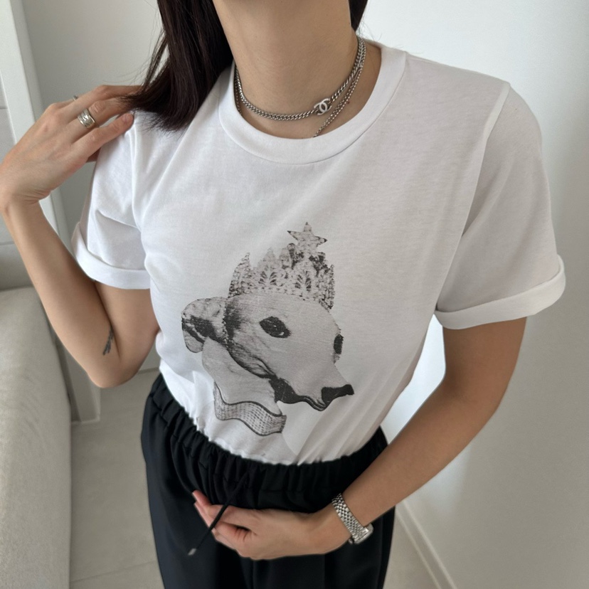 SOUIT韓國直郵女士新款熱賣職業時尚推薦人氣休閑26春夏T恤SOUIT by mabel-LT恤圖色2