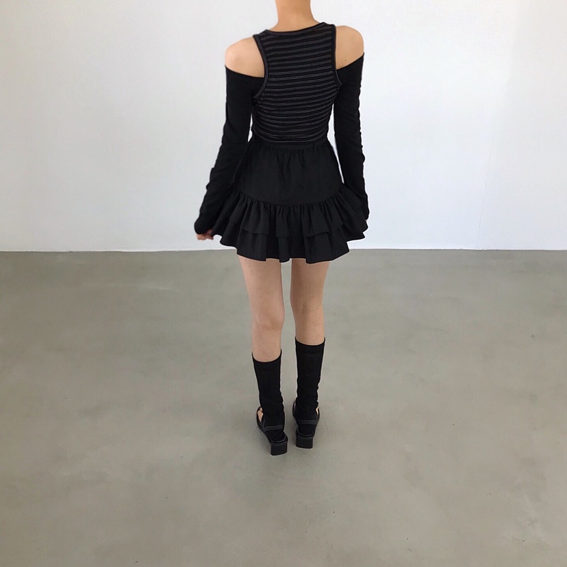 2TWO MOON韓國東大門直郵女裝新款時尚人氣休閑推薦長袖T恤2TWO MOON長袖T恤