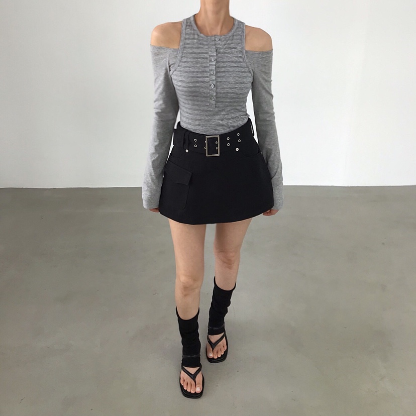 2TWO MOON韓國東大門直郵女裝新款時尚人氣休閑推薦長袖T恤2TWO MOON長袖T恤圖色3