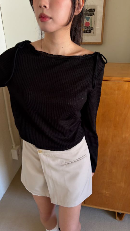 HEY/TO SEWING韓國東大門代購女裝新款休閑時尚長袖T恤BY HEY/TO SEWING長袖T恤