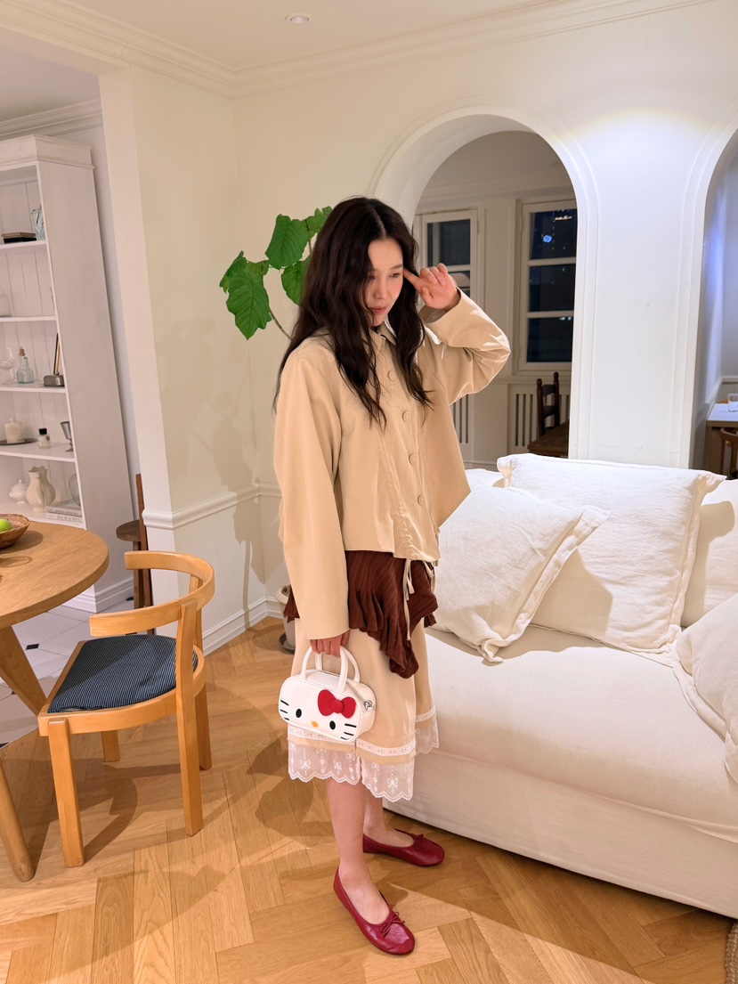 BOUTIQUE-L韓國直郵實拍女士新品時尚熱賣人氣26春夏夾克BOUTIQUE-L夾克