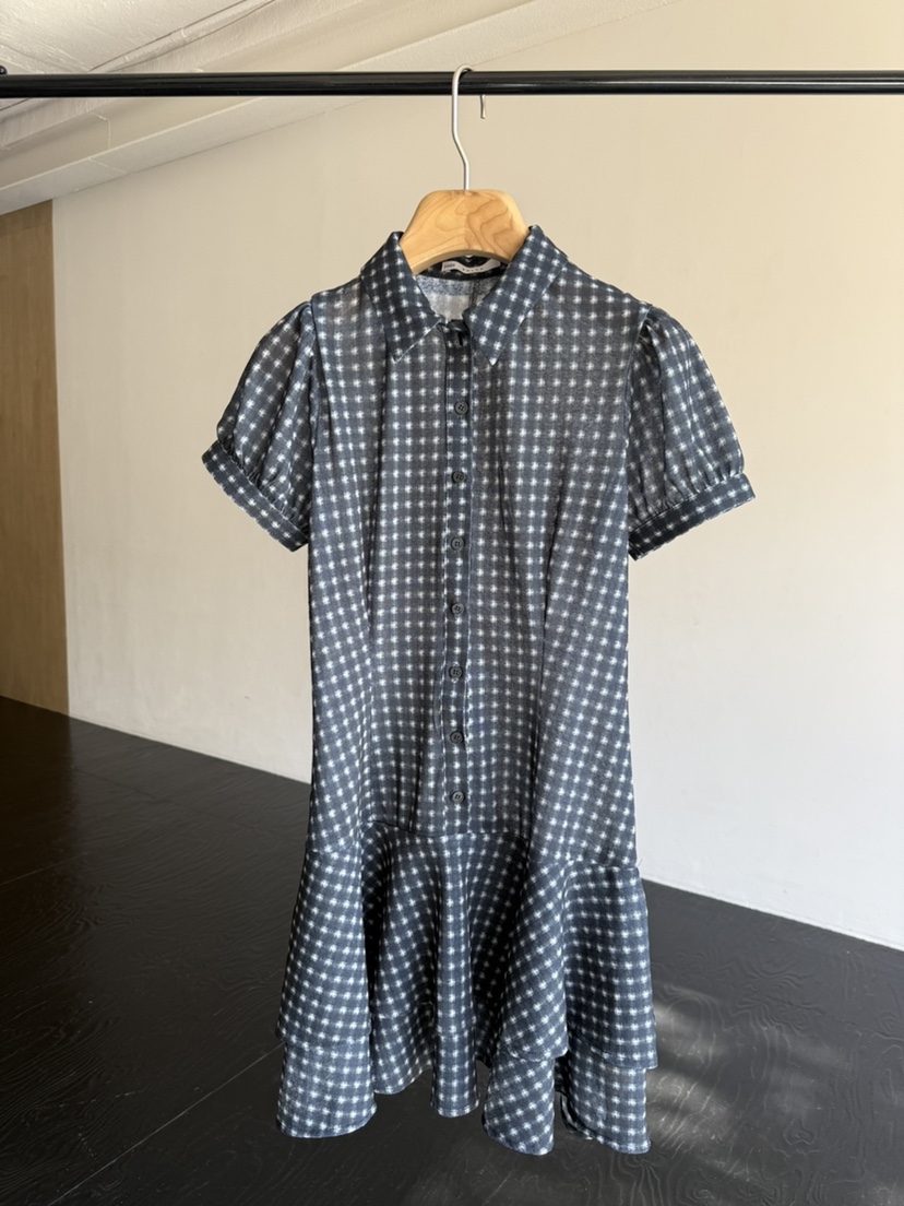 SOLAR韓國代購女士新款休閑熱賣職業推薦26春夏連衣裙格紋SOLAR連衣裙圖色2