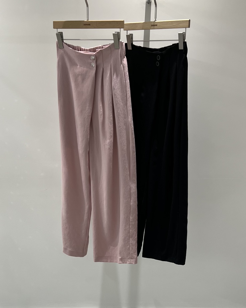 DENISE韓國代購女裝新款人氣休閑推薦熱賣職業休閑褲褶裥DENISE休閑褲