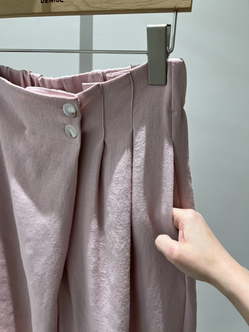 DENISE韓國代購女裝新款人氣休閑推薦熱賣職業休閑褲褶裥DENISE休閑褲