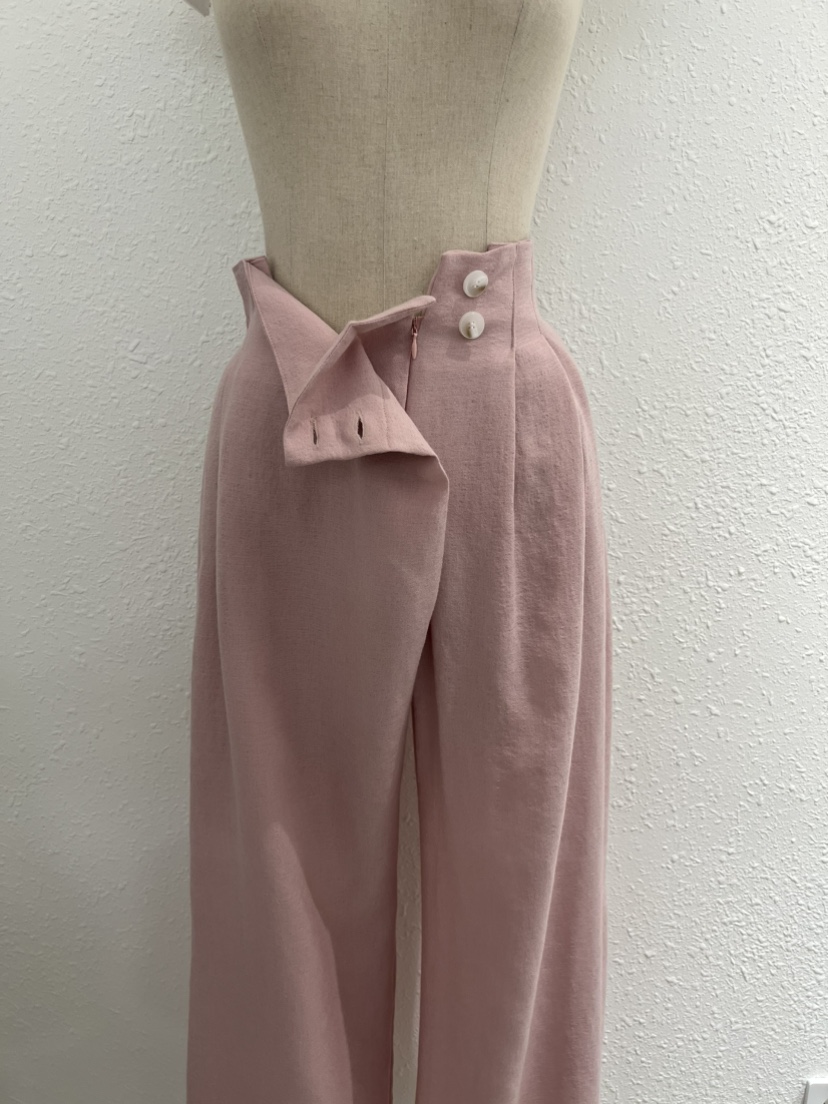 DENISE韓國代購女裝新款人氣休閑推薦熱賣職業休閑褲褶裥DENISE休閑褲