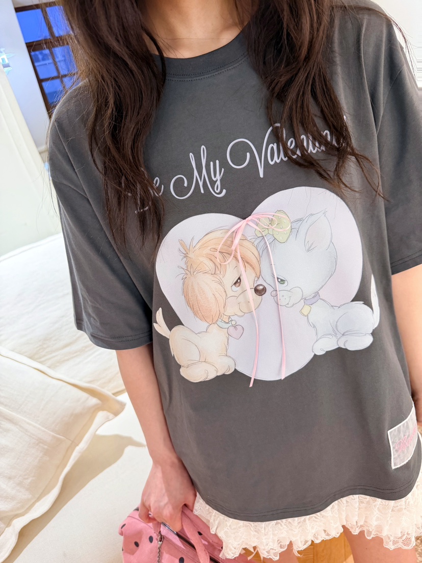 BOUTIQUE-L韓國直郵實拍女裝新品職業休閑推薦人氣時尚T恤BOUTIQUE-LT恤