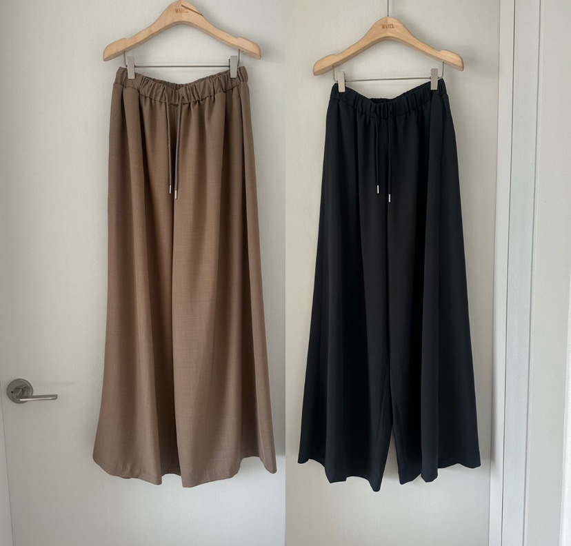 SOUIT韓國東大門代購女士新款熱賣26春夏人氣時尚職業休閑褲SOUIT by mabel-L休閑褲