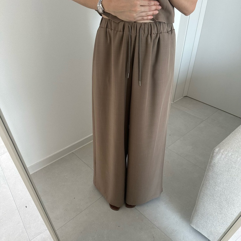 SOUIT韓國東大門代購女士新款熱賣26春夏人氣時尚職業休閑褲SOUIT by mabel-L休閑褲