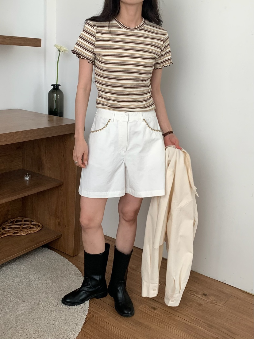 BLEECKER韓國東大門直郵女裝新品休閑職業熱賣人氣26春夏T恤BLEECKERT恤