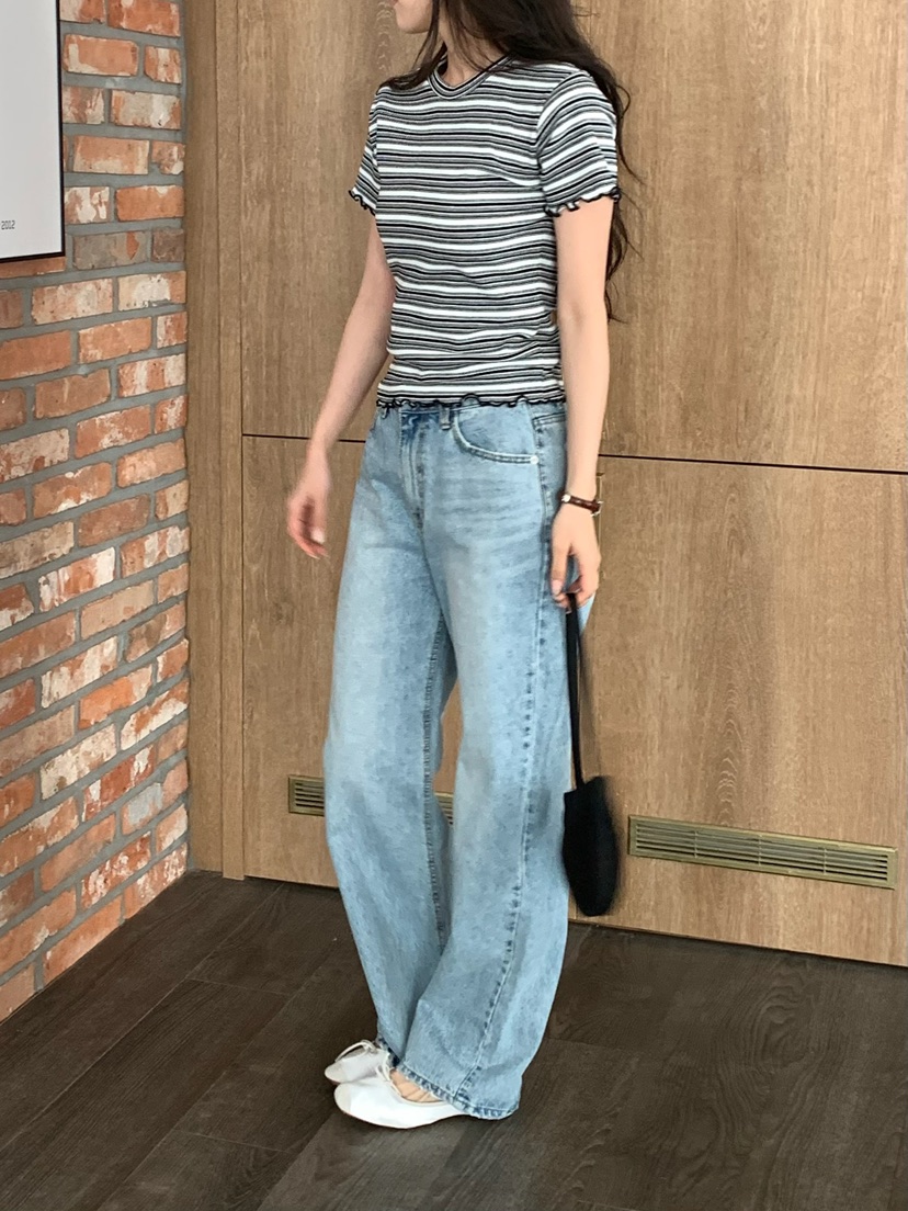 BLEECKER韓國東大門直郵女裝新品休閑職業熱賣人氣26春夏T恤BLEECKERT恤