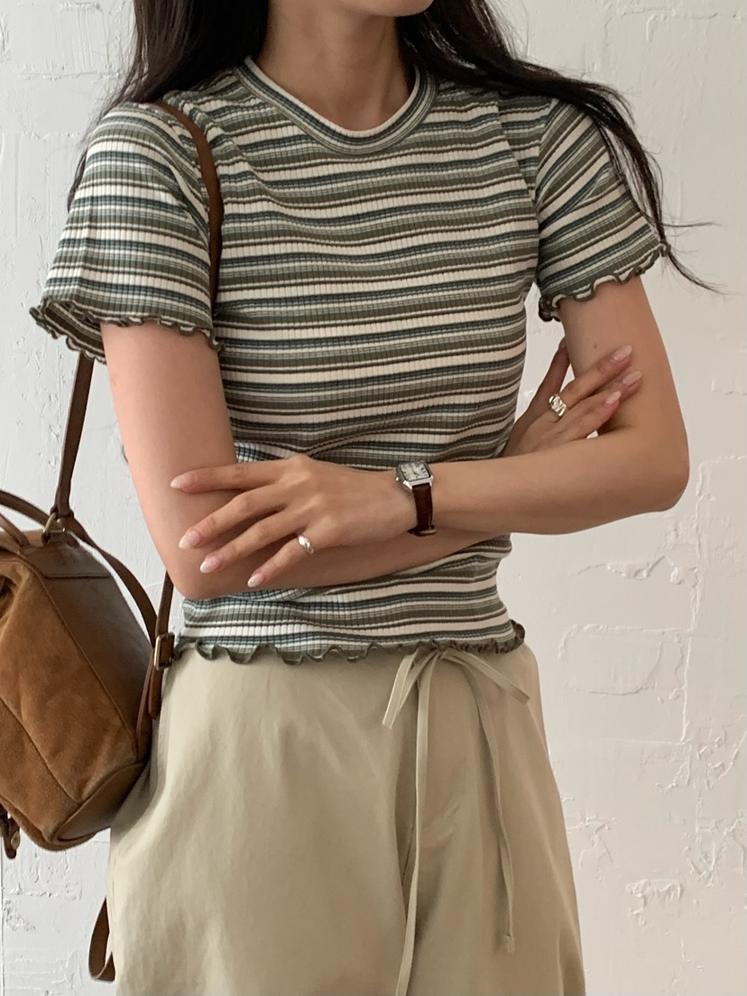 BLEECKER韓國東大門直郵女裝新品休閑職業熱賣人氣26春夏T恤BLEECKERT恤