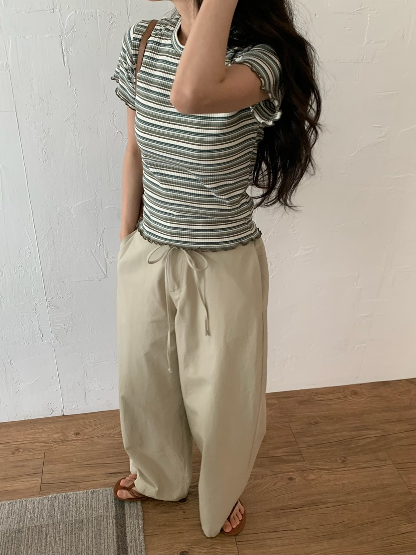 BLEECKER韓國東大門直郵女裝新品休閑職業熱賣人氣26春夏T恤BLEECKERT恤